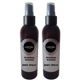 Payden's Cobalt Orange & Cedar For Men Scented Body Spray with Jojoba Oil, 4 Oz (2 Pack)