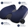 Foldable Memory Foam Seat Cushion – Non-Slip Coccyx & Tailbone