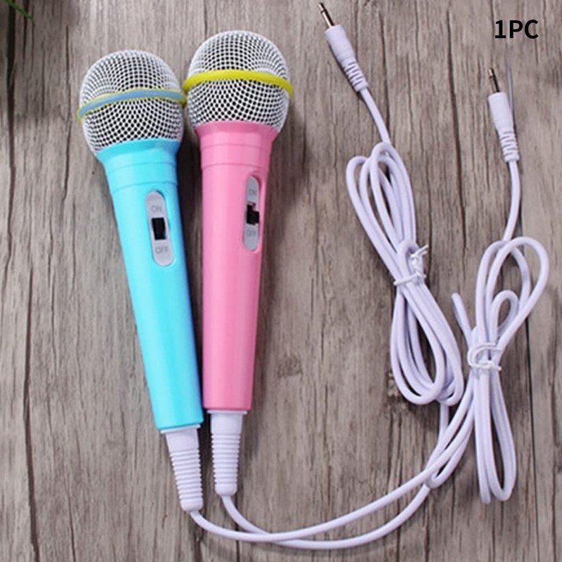 EKDJKK Wired Microphone, Portable Wired Dynamic Microphone 3.5mm Jack Lightweight