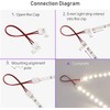 GTIWUNG GTIWUNG 20Pcs 3528 2835 2 Pin Solderless LED Strip