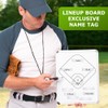 ELEGICKLIP 30 Pcs Magnetic Strips for Baseball Lineup Board Dugout