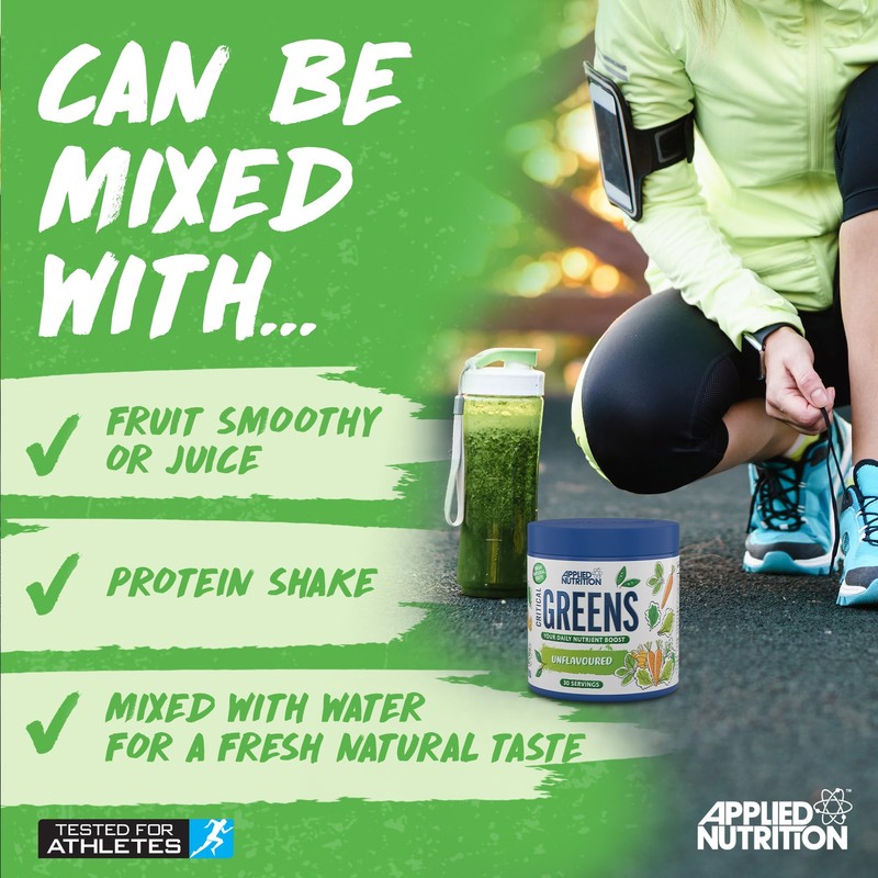 Applied Nutrition Critical Greens Bundle - Super Greens Powder, Boost