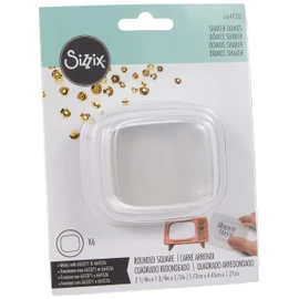 Sizzix Making Essential Shaker Domes Cuadrado Redondeado, 2 1/4" x 1 3/4", 664920