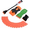 FOSHIO Pack of 600 Scraper Plastic Replacement Blades, Razor Blades,