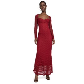 Bardot Women's Avah Dress, Deep Red, 2