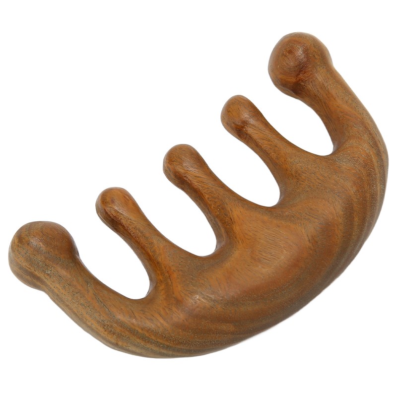 Wood Massage Comb Sandalwood Scraping Scalp Massage Comb for Head