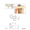 Table Top Fasteners, Z Clips for Table Tops 20 Packs