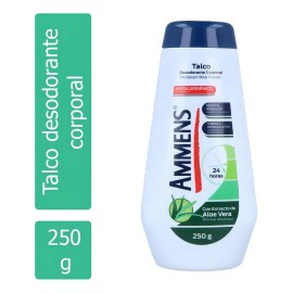 Talco Corporal Ammens Desodorante Aloe Vera 250g