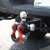 TOPTOW Trailer Hitch Tri-Ball Hitch Mount with Chrome 1-7/8-in, 2-in,