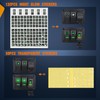 Nilight 2 Gang Rocker Switch Box 12V SPST ON Off