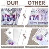 Swepuck Fabric 72x43inch 10th Birthday Pink Purple Backdrop