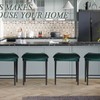 Bifaunvogel Bar Stool Cover Rectangle Set of 4 Velvet Stretch