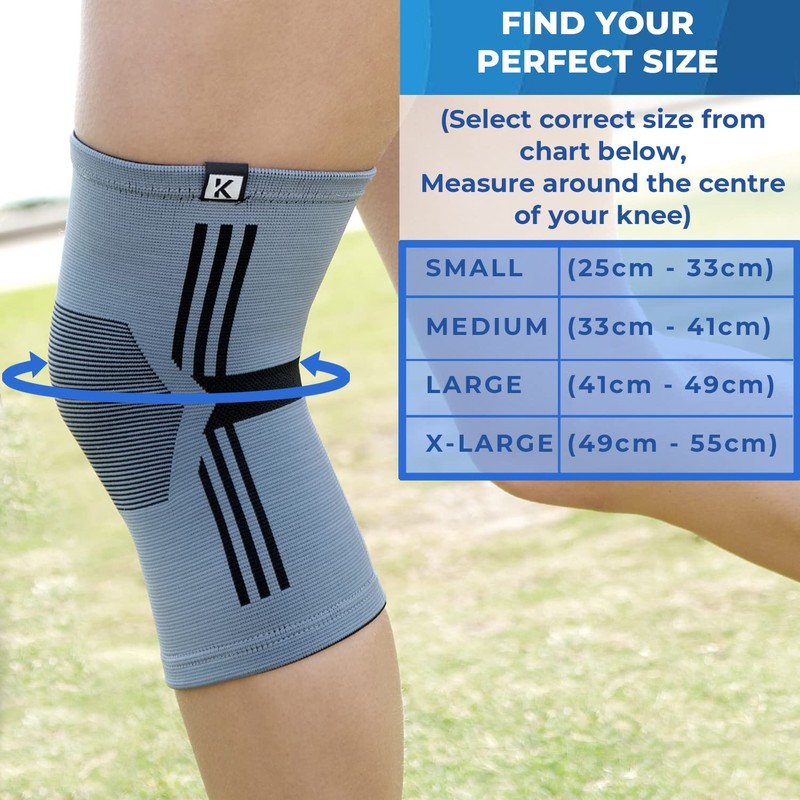 Kedley Knee Support Sleeve | Premium Elasticated Compression Support Band