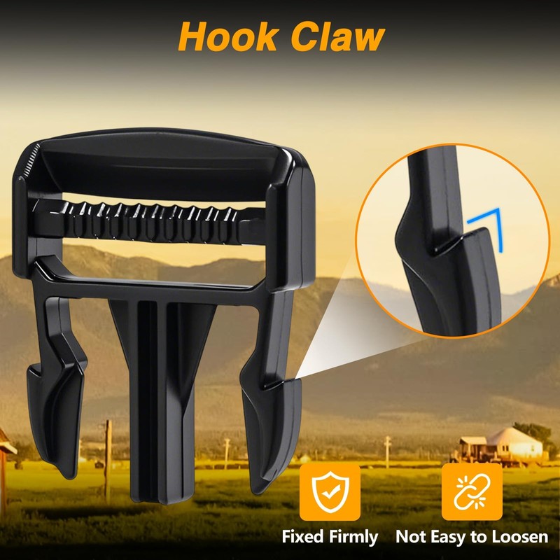 FUSCH 2 PCS Door Net Buckle Clips Compatible with Polaris