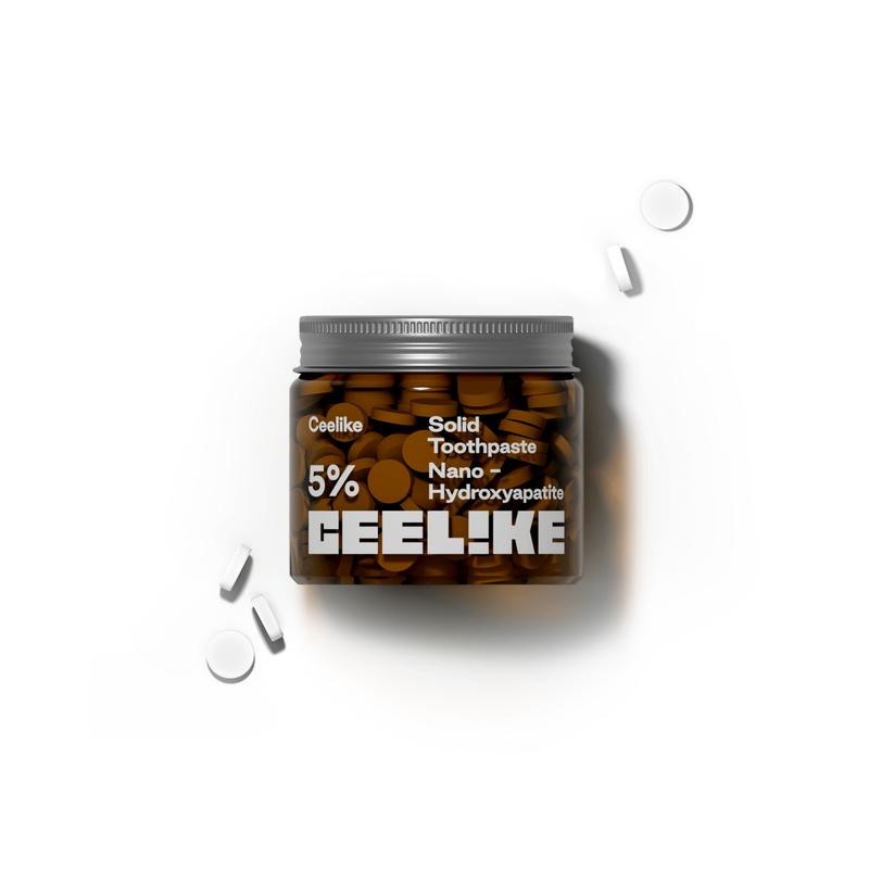 CEELIKE Solid Toothpaste – Fluoride-Free, Eco-Friendly, Portable, Long-Lasting Fresh Breath