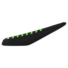 Enjoy Mfg Seat Cover - Compatible Fit for ZOOZ UU750 UU1100 UF1200 E-Bike Black w/Ribs #391 (All Black/FLO Green Ribs)