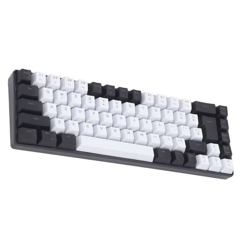 Membrane Gaming Keyboard 68 Keys RGB Backlit Ergonomic USB Interface