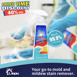 【Liapu】Highly Instant Mold and MildewStain Remover Spray  - Prevents Mould Regrowth. Household:_1 PC