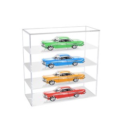 Better Display Cases Model Train Acrylic Table Top Display Case with Mirror (D05/A086-MB)