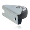 SPARES2GO Universal Castor Trolley Wheels Fixed Plate Fixing 1'' Mini