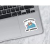 (3pcs) Even Baddies Get Saddies Cat Sticker - Mental Health