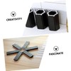 GRIRIW Folding Pot Holder Set 6pcs Kitchen Hot Pads Tea