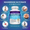 Magnesium Glycinate 525 MG Complex 90 Capsules125% DV High Absorption