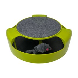 HTUK Cat Kitten Catch The Mouse Plush Moving Play Toy Catch The Mouse Interactive Motion Cat Toy For Hours Of Fun And Exercise