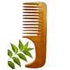 Rufiys Wide Tooth Neem Wooden Comb for Hair Growth Women