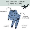 HonestBaby 2-Piece Pajamas Sleepwear PJs 100% Organic Cotton for Baby,