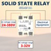 MAKERELE SSR-25DA Solid State Relay Input 3-32V DC to Output