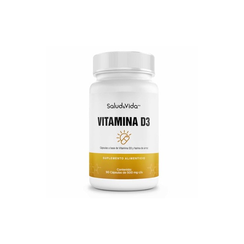 Vitamina D3-90 Cápsulas - S&v, Salud & Vida MX