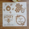 Grekywin Bees and Honeycomb Paint Stencils - 12Pcs Different Templates