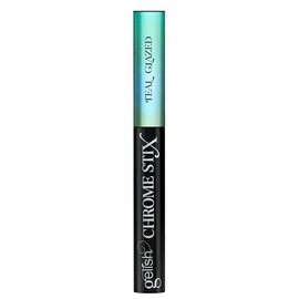 Gelish Chrome Stix, Chrome Nail Powder, Nail Art for Stunning Metallic Finish, Long-Lasting, Easy Application, Perfect for Professional and At-Home Use, 5g (Teal Glazed)