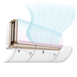Climate Wind Deflector, Climate Deflector 27 * 90 cm, Non-Condensing, Suitable for Home and Office, Tool-free (Transparent Version)