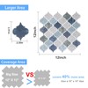 Arabesque Peel and Stick Backsplash for Kitchen, Thicker Design 3D