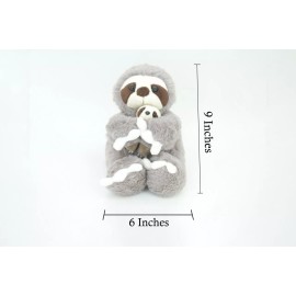 Collectible Wildlife Gifts Sloth with Baby, Plush Animal, Cute Soft, Stuffed, Toy, Gift, 8" PK03 B499