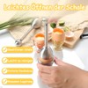 Egg Topper, Egg Opener Stainless Steel with Egg Cup, Egg