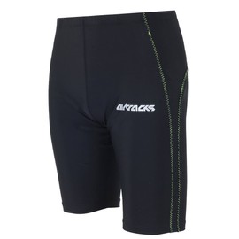 Airtracks Functional Running Shorts - Running Tight - Shorts - Compression - Breathable - Quick Drying - Reflectors - Black - Neon, Neon