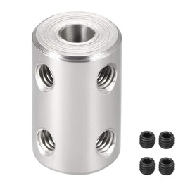 TA-VIGOR Shaft Coupler Connector 5mm to 5mm Bore, Stainless Steel Rigid Coupling D14mm x L22mm, Shaft Coupling Joint Connector for 3D Printer,DIY Robots, CNC Machine, Motor Accessories