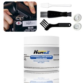 Horex Automotive Dielectric Silicone Grease 50g Electrical Terminal Lubricant Battery Connector Protect Components Waterproof Anti Corrosion Rust for Marine Car Wire Connect Plugs Ports Vacuum Servo
