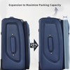 Merax Softside Luggage Set, Travel Suitcase Expandable Lightweight, 3 Piece