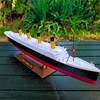 12" Prebuilt Display Model Ship with Stand (RMS Titanic- Collectors