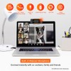 LYCANDER USB Webcam with Built-in Microphone, 1080p Full HD, 30fps,