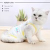 3 Pieces Cat Onesie,Cat Recovery Suit After Surgery Anti Licking