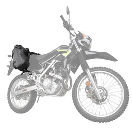 Rhinowalk Motorcycle Saddle Bags Waterproof Motorbike Panniers Tail Side Bag Motor Powersports Luggage for Most Motorcycles Adventure Travel Long Rides, 18L (9L*2), Black 1 Pair