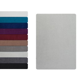 Hometex Premium Textiles Terry Cloth Fitted Sheet up to 23 cm Bridge Height, Cuddly Soft and Warm, Bed Sheets 80% Cotton, 20% Microfibre – 160 g/m² – Oeko-Tex Standard