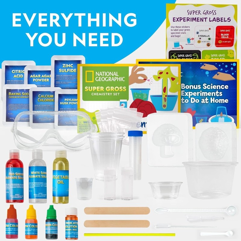 NATIONAL GEOGRAPHIC NAT GEO Gross Science Kit - 45 Experiments