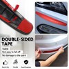 Bonsicoky 4 Pack Red Bumper Guard Strip - Anti-Collision Patch