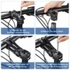 CXWXC Bicycle Handlebar Stem - Adjustable Aluminium Alloy Handlebar Riser